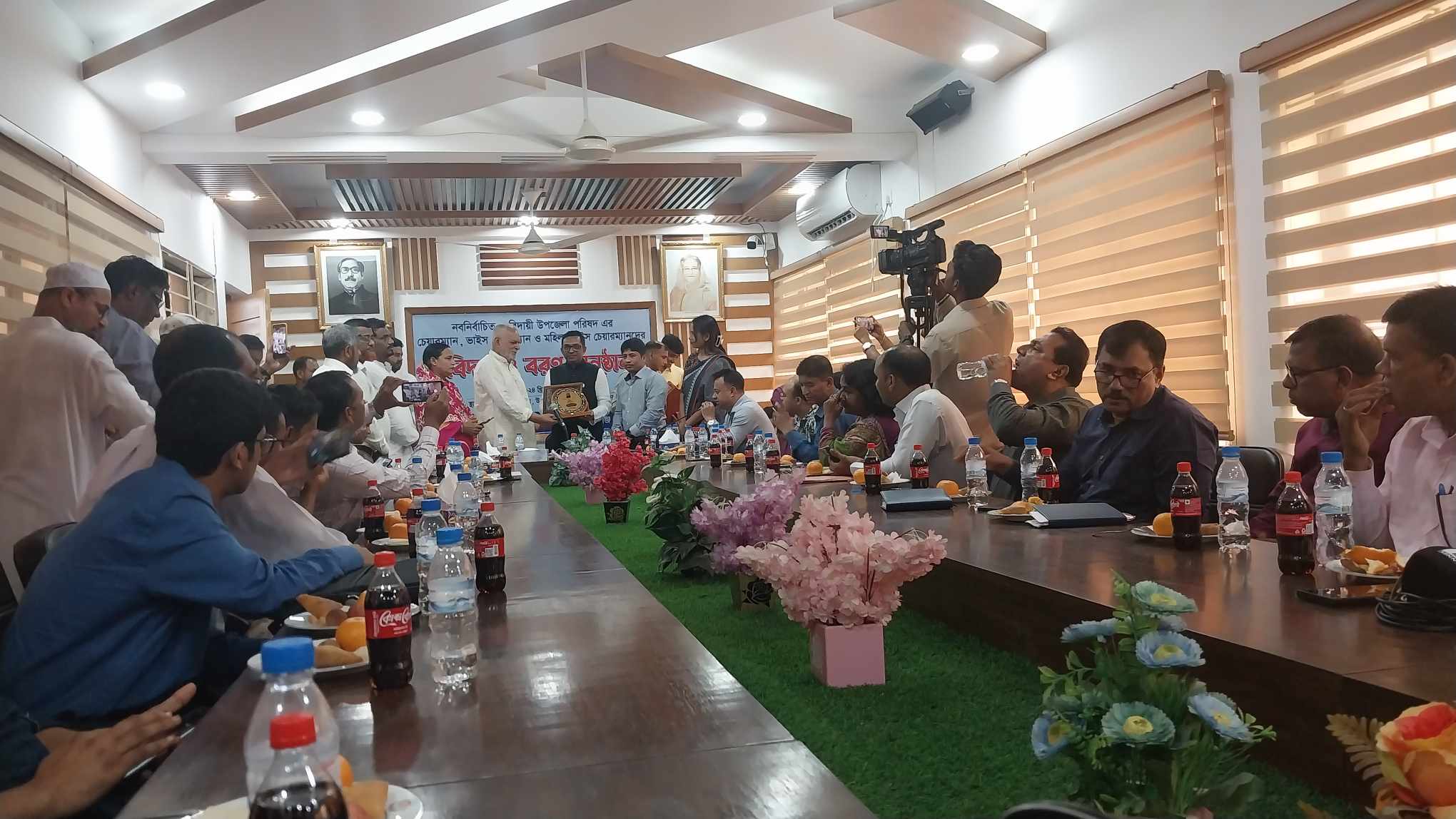 গোপালগঞ্জ সদর উপজেলার নবনির্বাচিত চেয়ারম্যানের দায়িত্ব গ্রহন