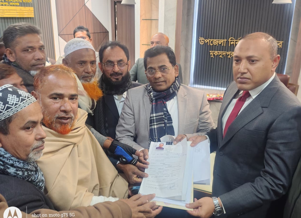 গোপালগঞ্জ-১ আসনে মনোনয়নপত্র জমা দিলেন বিএনপি মনোনীত প্রার্থী সেলিমুজ্জামান সেলিম