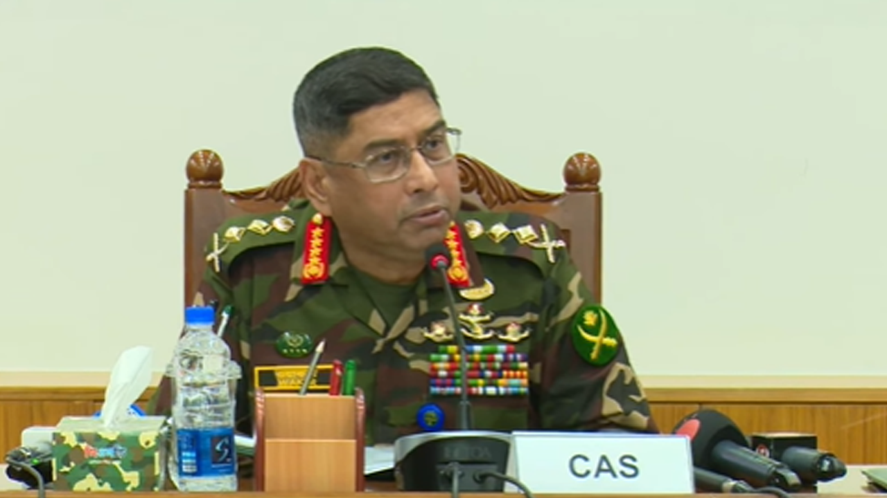 নির্বাচন না হওয়ার কোনো সুযোগ নেই : সেনাপ্রধান