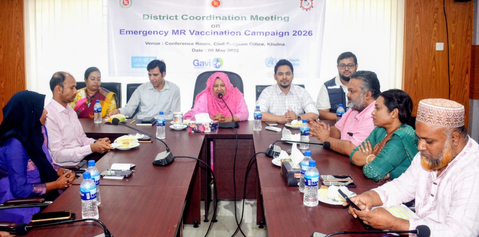 হাম-রুবেলা ক্যাম্পেইন পালন উপলক্ষ্যে জেলা পর্যায়ের সমন্বয় সভা অনুষ্ঠিত 