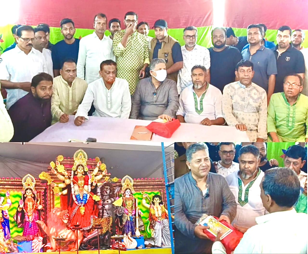 ফরিদপুরের চরভদ্রাসনে সাম্প্রদায়িক সম্প্রীতি বজায় রাখার আহ্বান পূজামণ্ডপ পরিদর্শনে এম,পি শহিদুল ইসলাম বাবুল