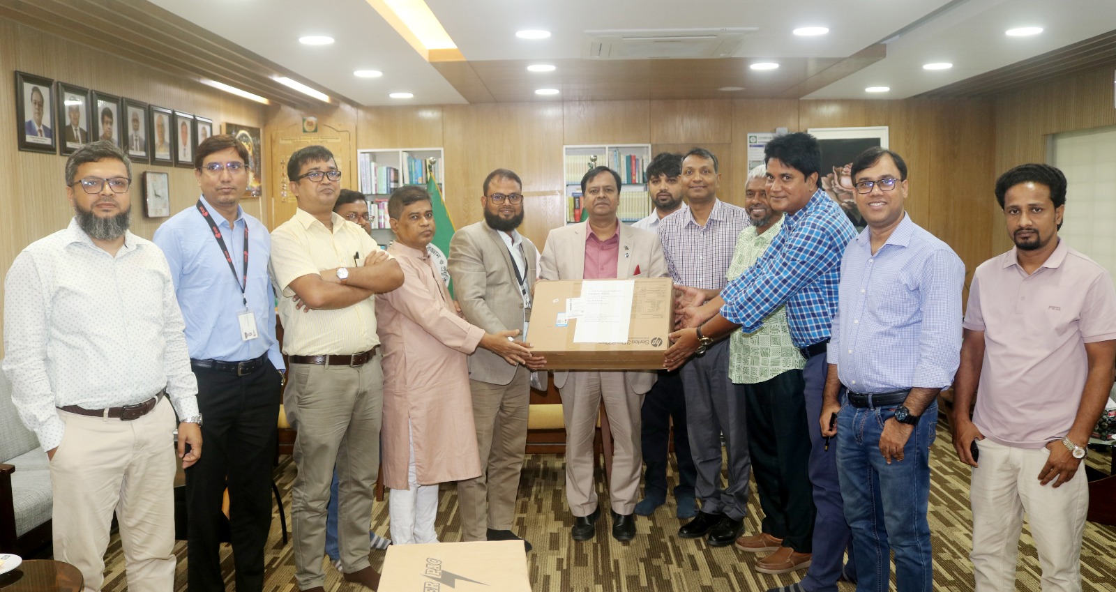 গোবিপ্রবি উপাচার্যের সঙ্গে বেরোবি উপাচার্যের সৌজন্য সাক্ষাৎ